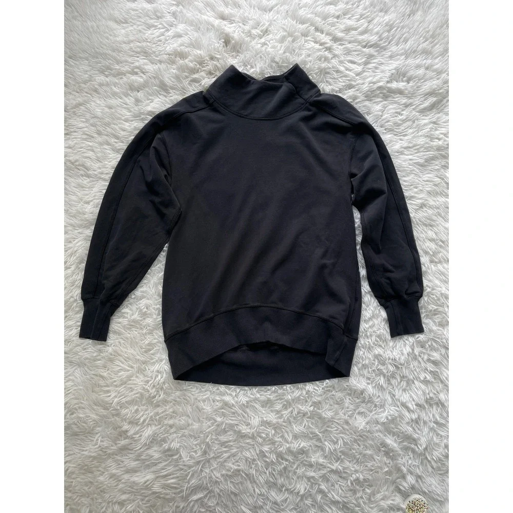 Lululemon Mock Neck Pullover Sweatshirt - Picture 1 of 8
